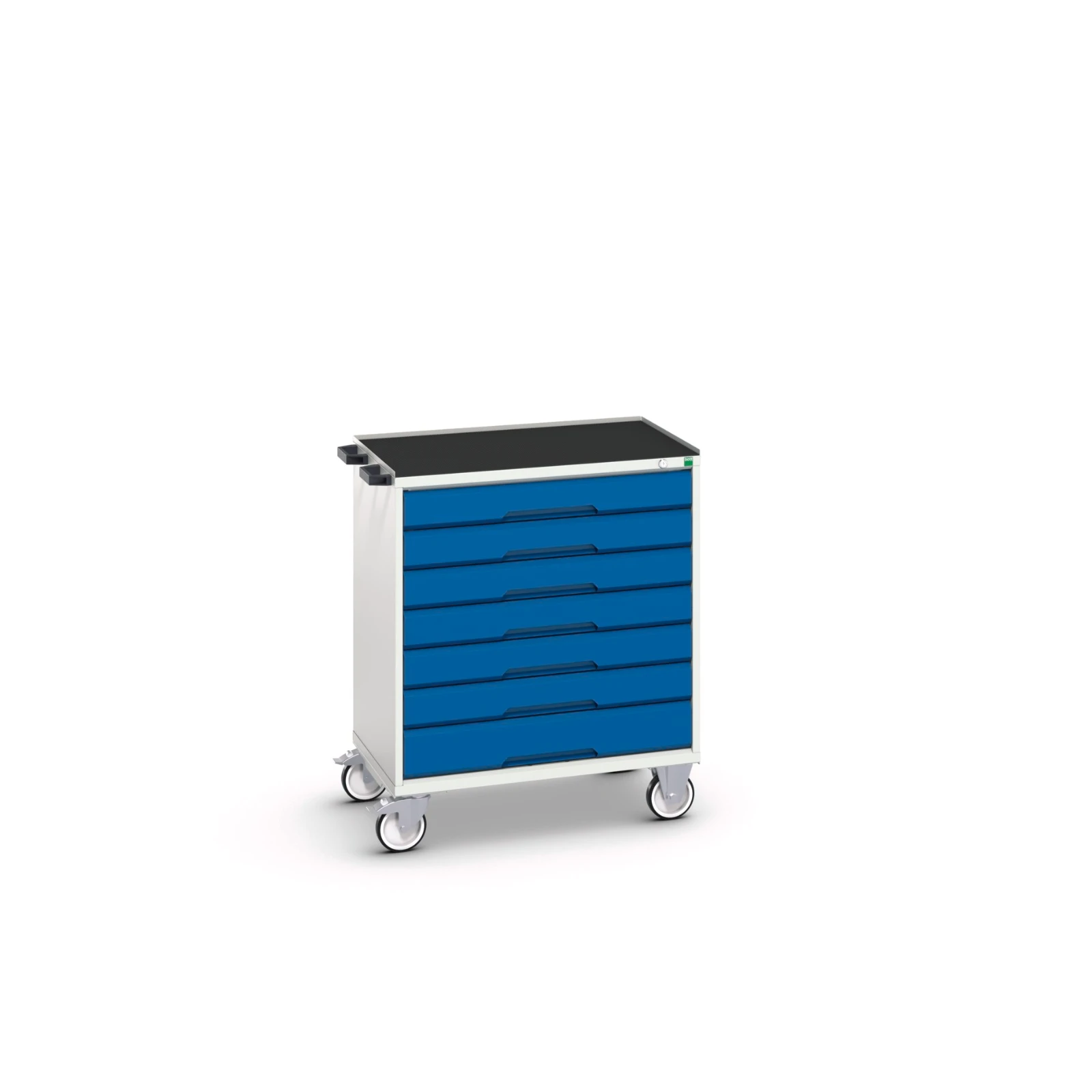 bott Verso gereedschapswagen 800x550x965mm 7 laden top tray RAL 5010
