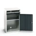 bott Verso computerkast 650x550x1000mm 1 legbord 1 schuiflade RAL 7016