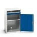 bott Verso computerkast 650x550x1650mm 1 legbord 1 deur 1 schuiflade RAL 5010