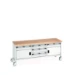 bott Cubio werkbank Multiplex 2 deuren 5 laden Breedte 2000 mm RAL 7035