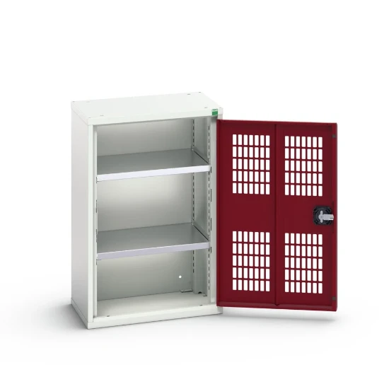 bott Verso kast gevleugelde deuren 525x350x800mm 2 legborden RAL 3004