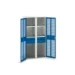 bott Verso kast gevleugelde deuren 1050x550x2000mm 4 legborden 4 lades RAL 5010