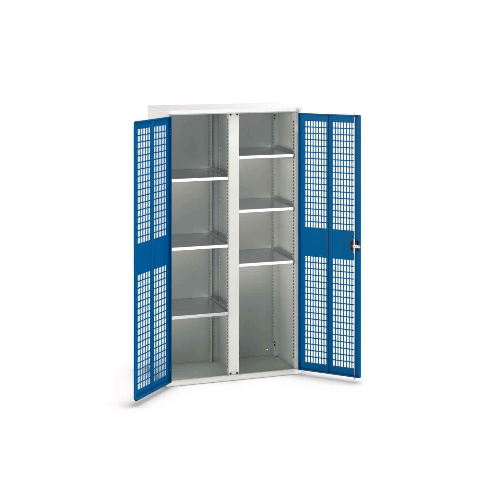 bott Verso kast gevleugelde deuren 1050x550x2000mm 6 legborden RAL 5010
