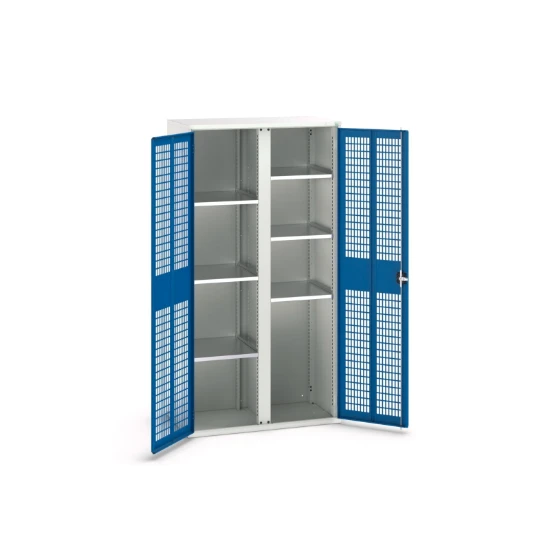 bott Verso kast gevleugelde deuren 1050x550x2000mm 6 legborden RAL 5010