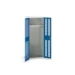bott Verso kast gevleugelde deuren 800x350x2000mm 1 legbord 1 rail RAL 5010