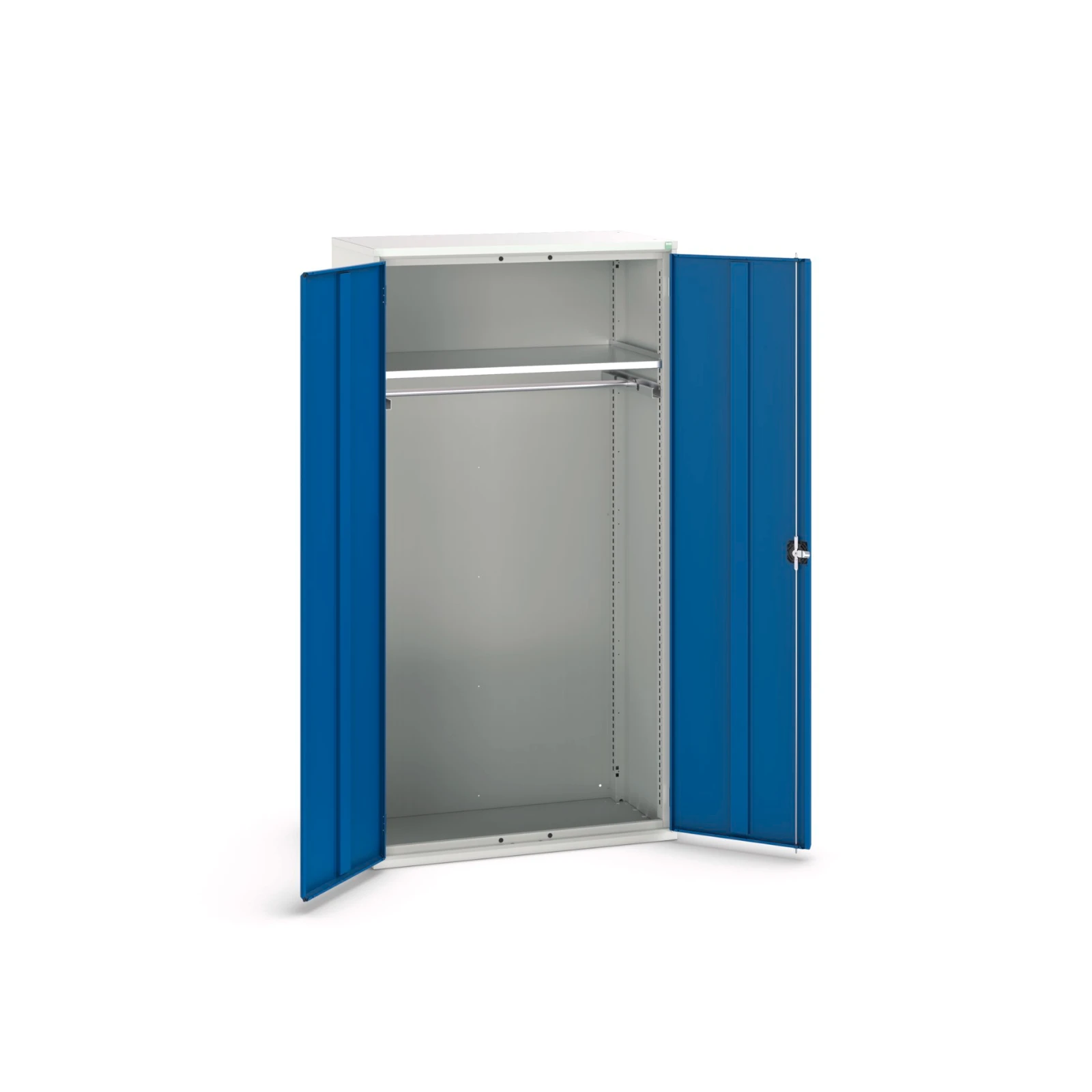 bott Verso systeemkast 1050x550x2000mm 1 legbord 1 rail RAL 5010