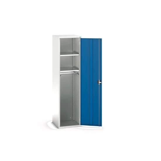 bott Verso systeemkast 1050x550x2000mm 2 legborden 1 deur 1 rail RAL 5010