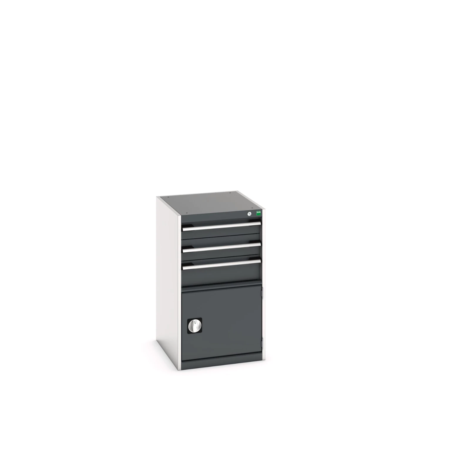 bott Cubio schuifladenkast hoogte 900 mm RAL 7016