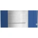 bott Verso achterwand kit Perfo voor 1050mm brede kast 1020x457mm RAL 7035