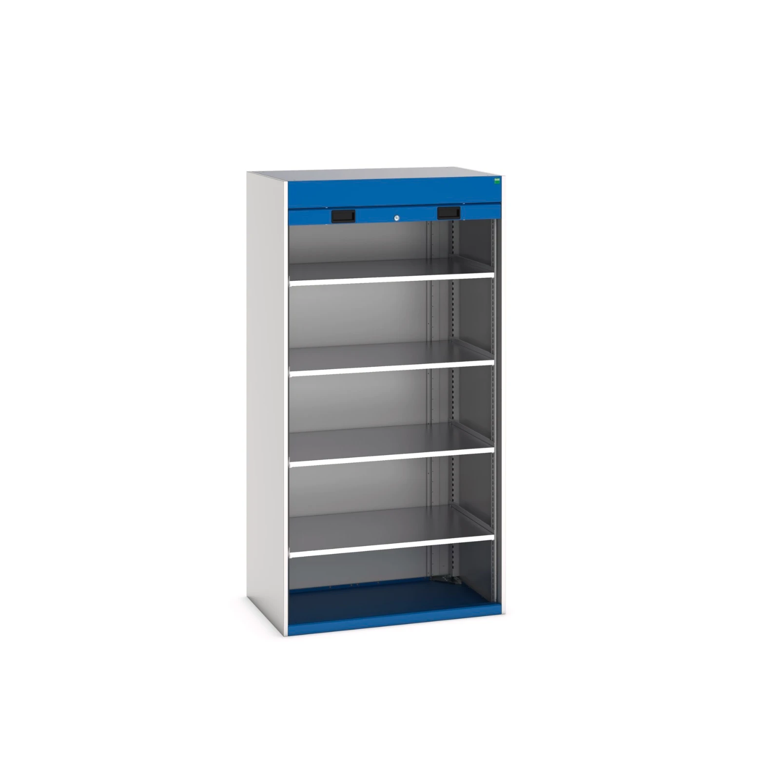 bott Cubio systeemkast 4 legborden hoogte 2000 mm RAL 5010