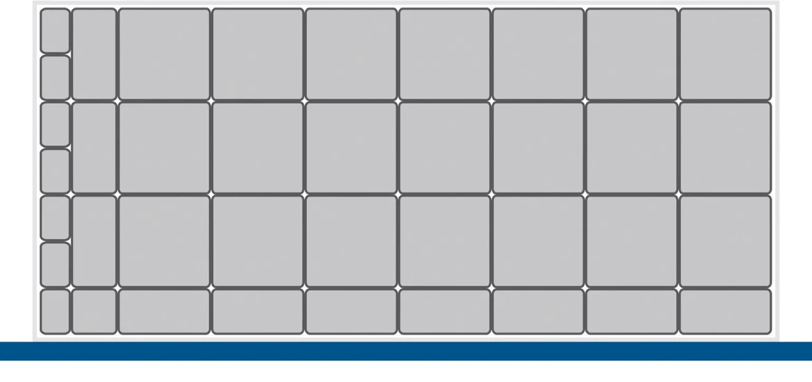 bott cubio interior fittings assortment ekk-13675-1 ral 7011