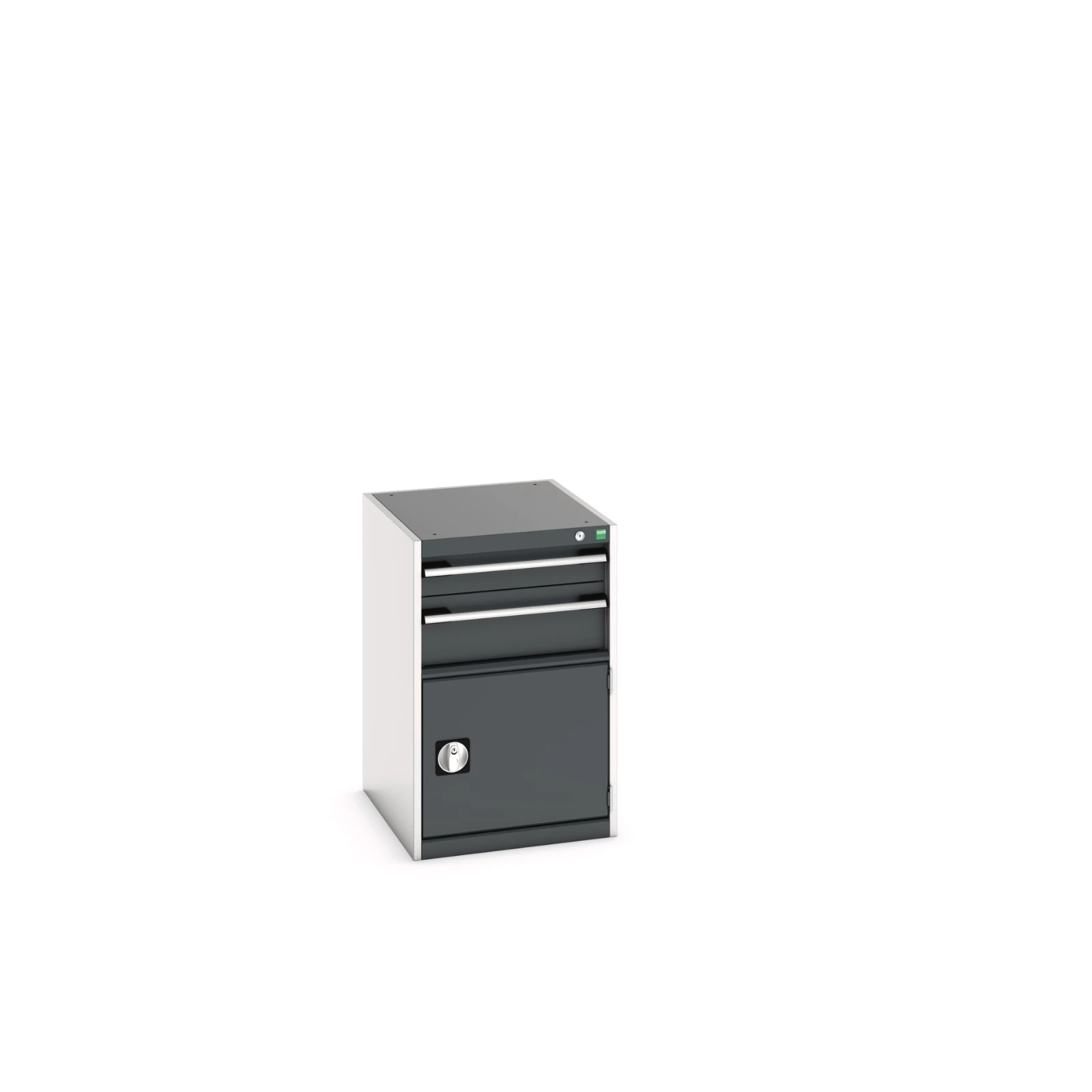 bott Cubio schuifladenkast hoogte 800 mm RAL 7016