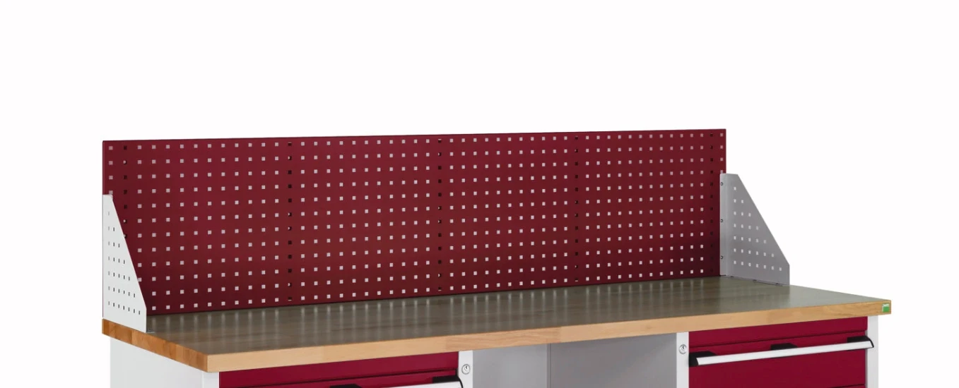 bott Perfo achterwand 1486x332x457 mm RAL 3004