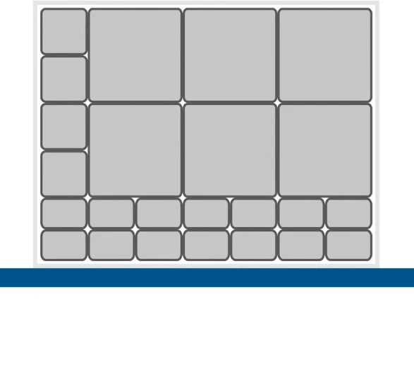 bott Cubio indelingsassortiment EKK-65100-1 RAL 7011
