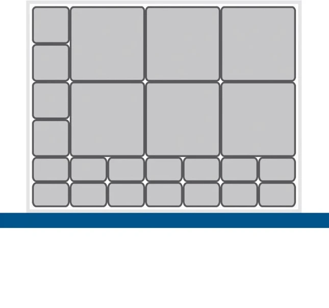 bott Cubio indelingsassortiment EKK-65100-1 RAL 7011