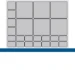 bott Cubio indelingsassortiment EKK-65100-1 RAL 7011