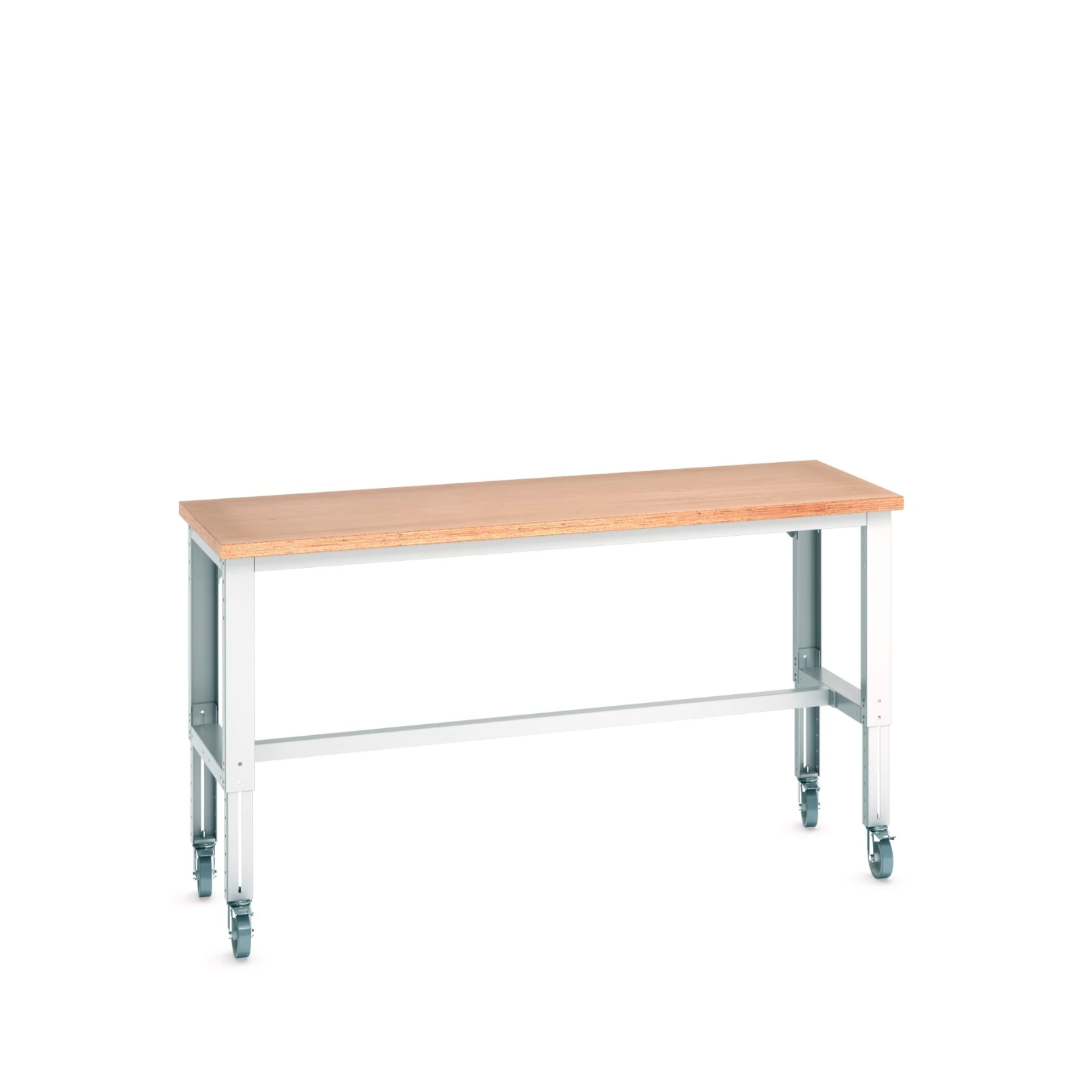 bott Cubio Verrijdbare Werktafel Breedte 2000 Hoogte 840-1140 mm RAL 7035