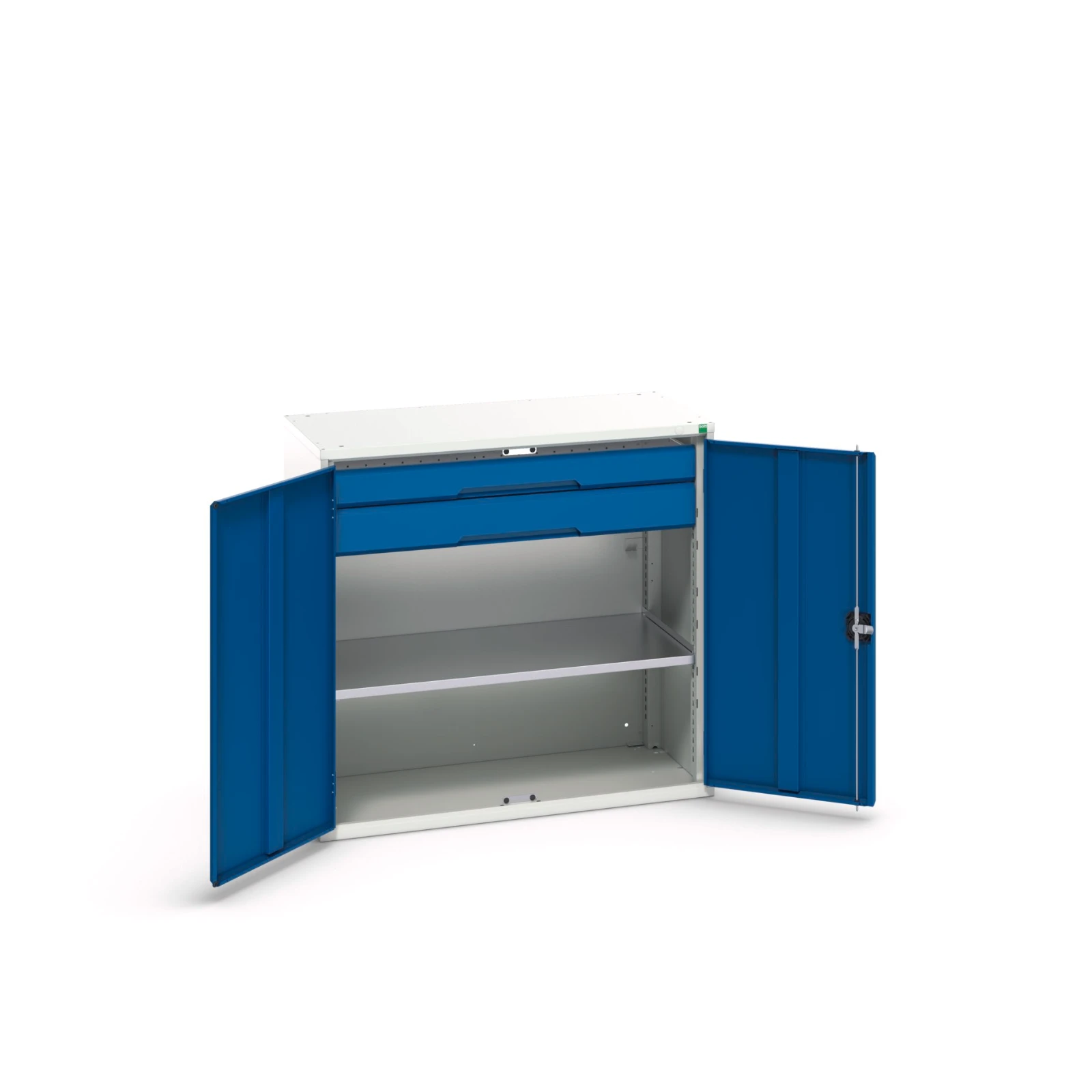 bott Verso systeemkast 1050x550x1000mm 1 legbord 1 lade RAL 5010