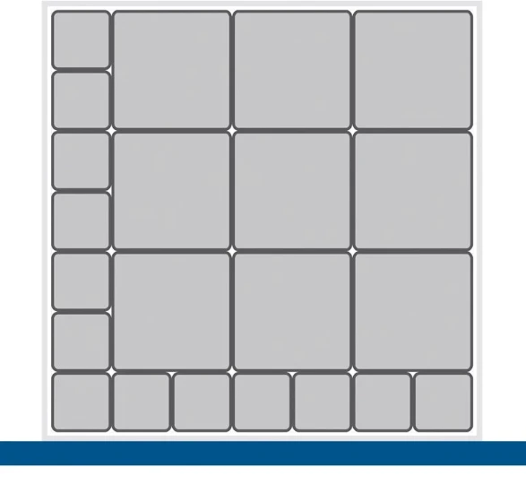 bott Cubio indelingsassortiment EKK-66100-1 RAL 7011