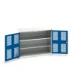 bott Verso kast gevleugelde deuren 1300x550x1000mm 2 legborden RAL 5010