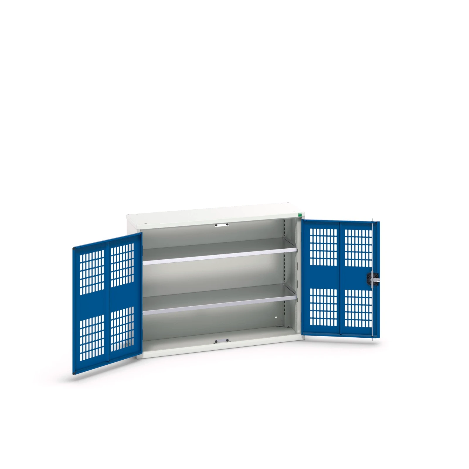 bott Verso kast gevleugelde deuren 1050x350x800mm 2 legborden RAL 5010