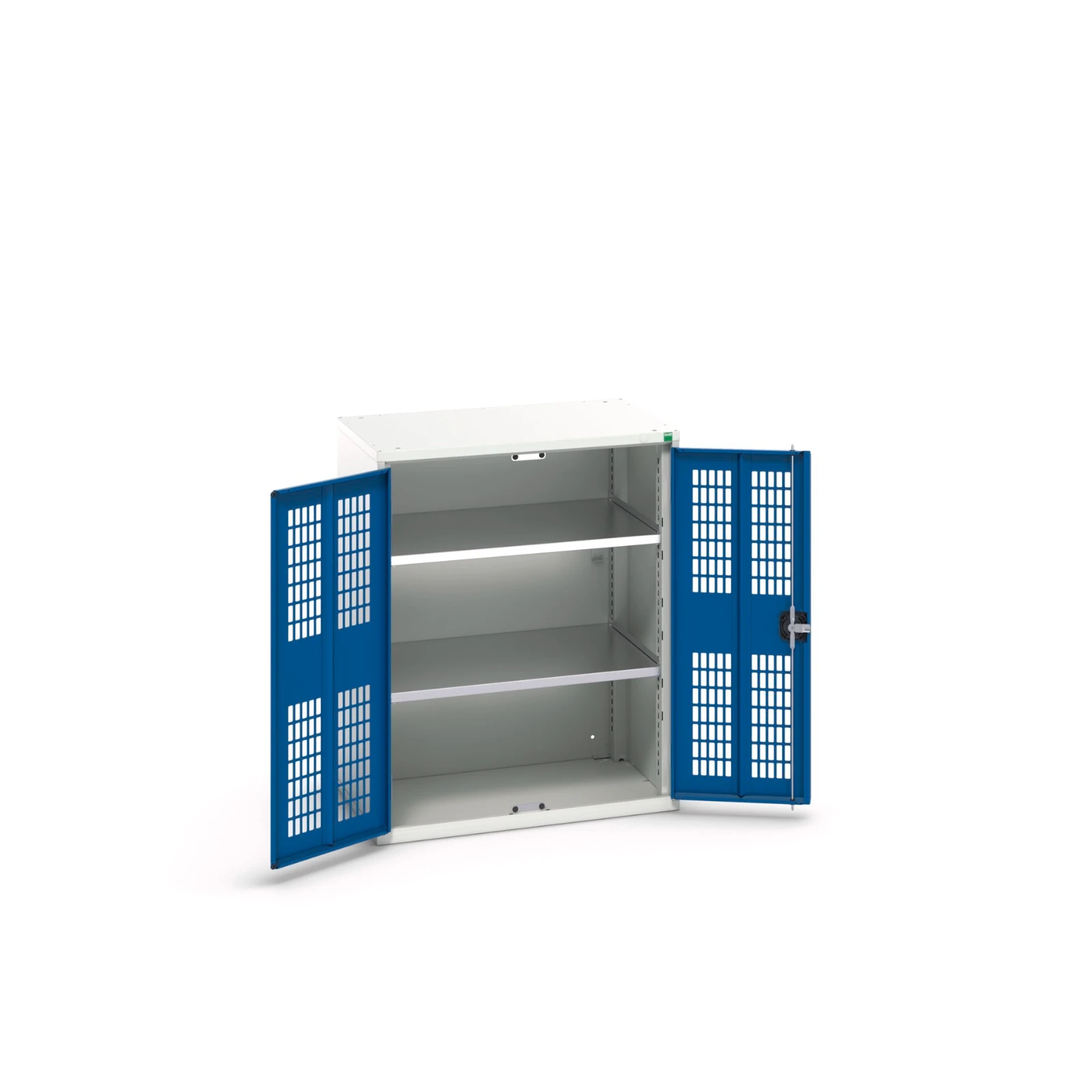 bott Verso kast gevleugelde deuren 800x350x1000mm 2 legborden RAL 5010