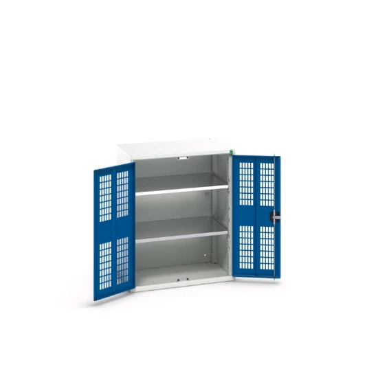 bott Verso kast gevleugelde deuren 800x350x1000mm 2 legborden RAL 5010