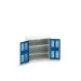bott Verso kast gevleugelde deuren 800x350x800mm 2 legborden RAL 5010