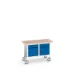 bott Verso verrijdbare werkbank 1250x600x830mm 1 deur 3 laden Multiplex RAL 5010