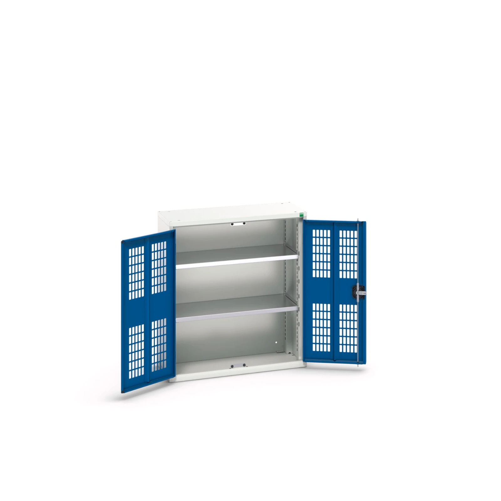 bott Verso kast gevleugelde deuren 800x350x900mm 2 legborden RAL 5010