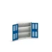 bott Verso kast gevleugelde deuren 800x350x900mm 2 legborden RAL 5010