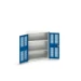 bott Verso kast gevleugelde deuren 800x350x1000mm 2 legborden RAL 5010