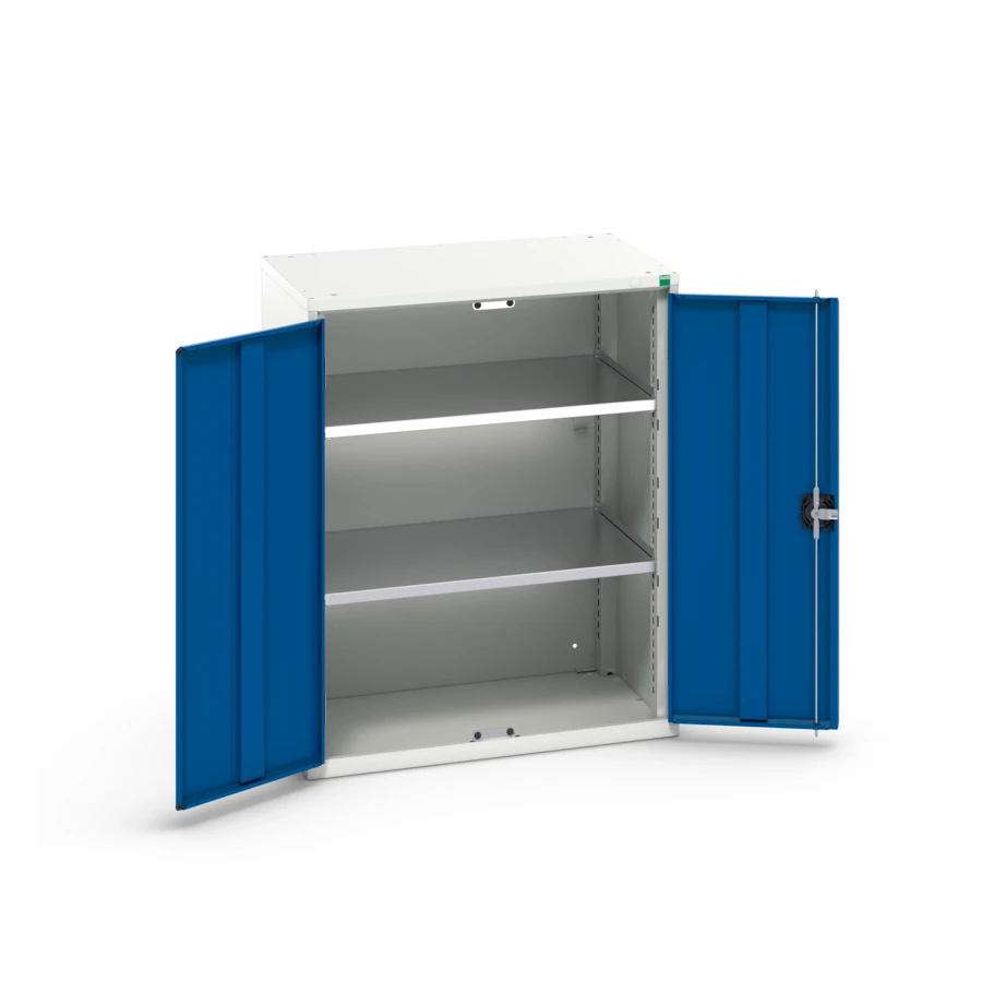 bott Verso systeemkast 800x550x1000mm 2 legborden 2 deuren RAL 5010