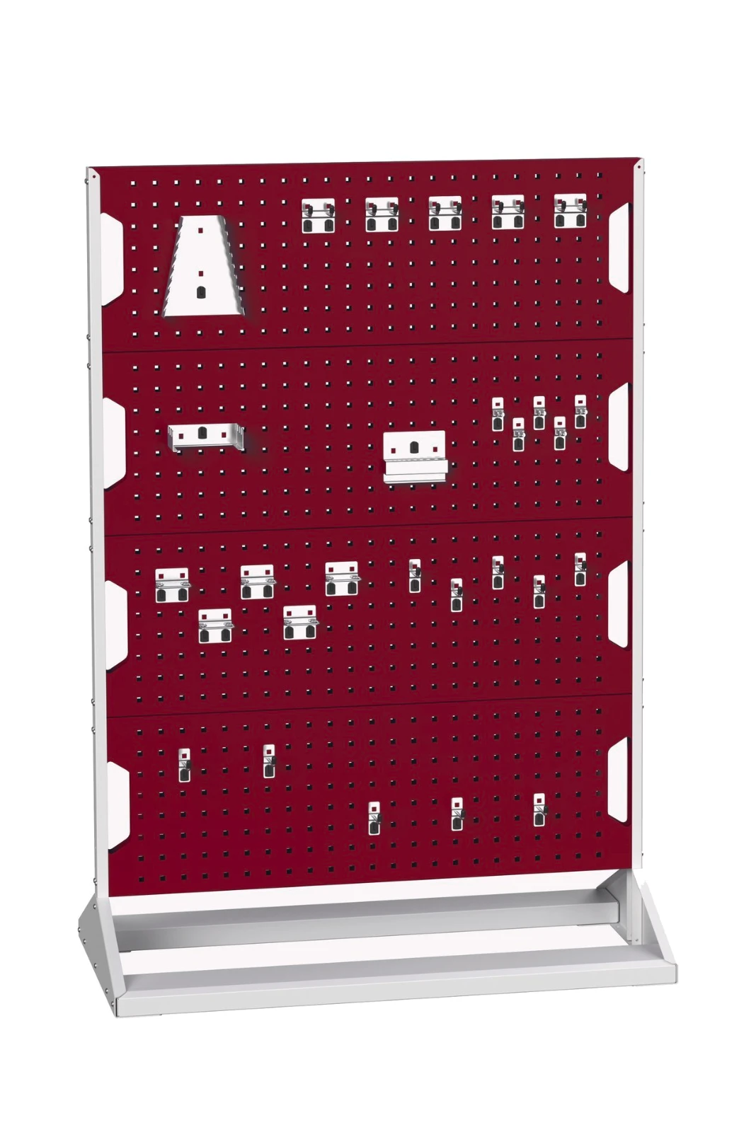 bott Perfo paneelrek 8 panelen en 60 haken kit RAL 3004