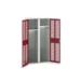 bott Verso kast gevleugelde deuren 1050x550x2000mm 2 legborden 2 rails RAL 3004