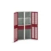bott Verso kast gevleugelde deuren 1050x550x2000mm 4 legborden 4 lades RAL 3004