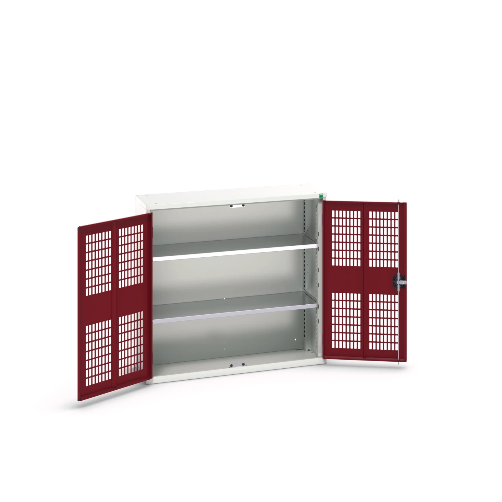 bott Verso kast gevleugelde deuren 1050x350x1000mm 2 legborden RAL 3004