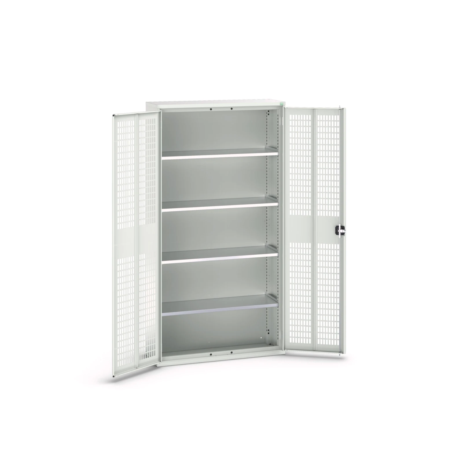 bott Verso kast gevleugelde deuren 1050x350x2000mm 4 legborden RAL 7035
