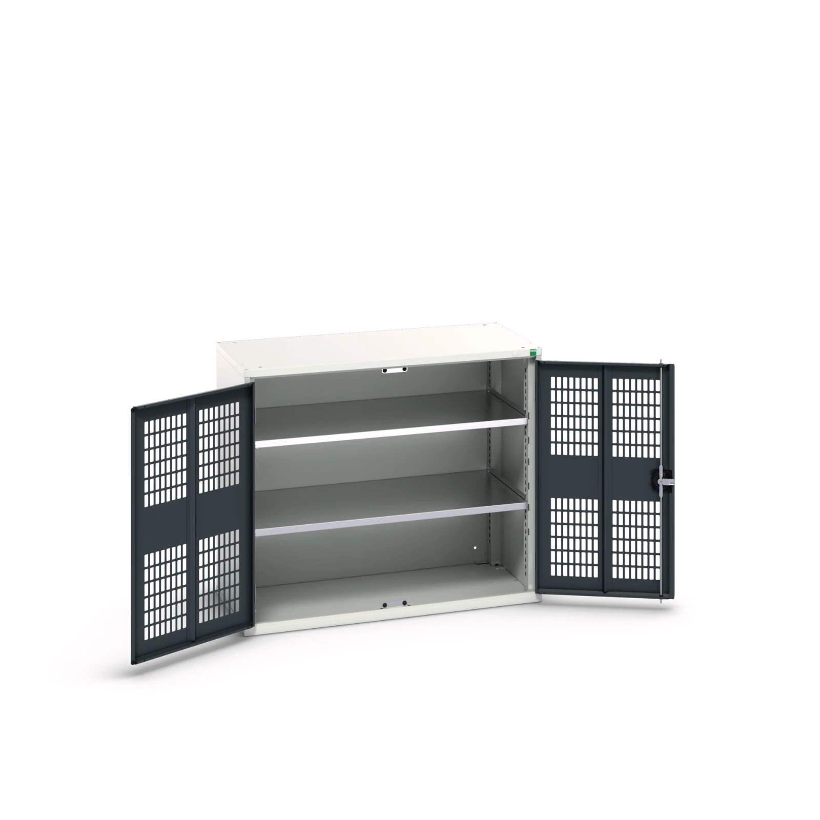 bott Verso kast gevleugelde deuren 1050x350x900mm 2 legborden RAL 7016