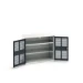 bott Verso kast gevleugelde deuren 1050x350x900mm 2 legborden RAL 7016