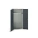 bott Verso systeemkast 1050x550x2000mm 1 legbord 1 rail RAL 7016