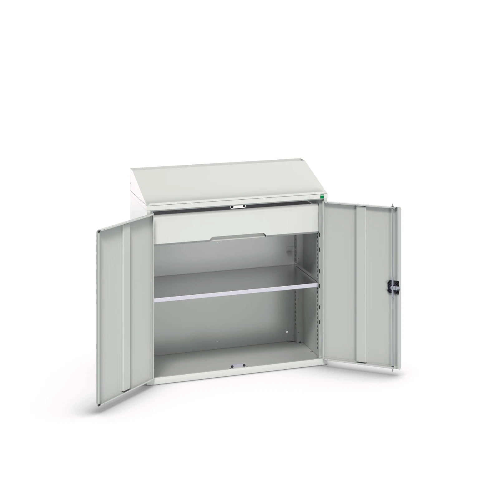 bott Verso systeemkast 1050x550x1130mm 1 legbord 1 lade RAL 7035