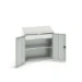bott Verso systeemkast 1050x550x1130mm 1 legbord 1 lade RAL 7035