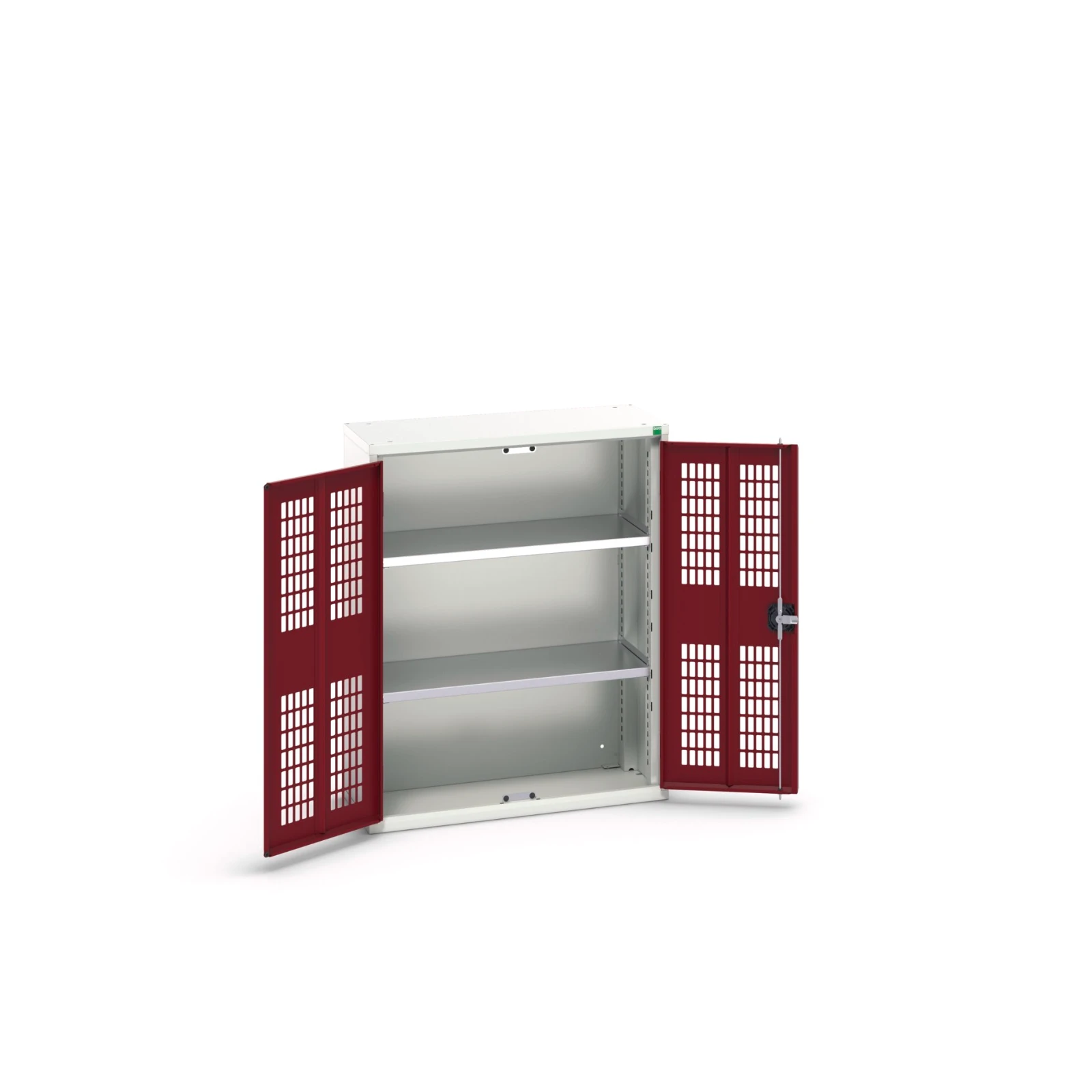 bott Verso kast gevleugelde deuren 800x350x1000mm 2 legborden RAL 3004