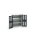 bott Verso kast gevleugelde deuren 800x350x1000mm 2 legborden RAL 7016