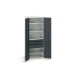 bott Verso systeemkast 800x550x2000mm 4 legborden 3 laden RAL 7016