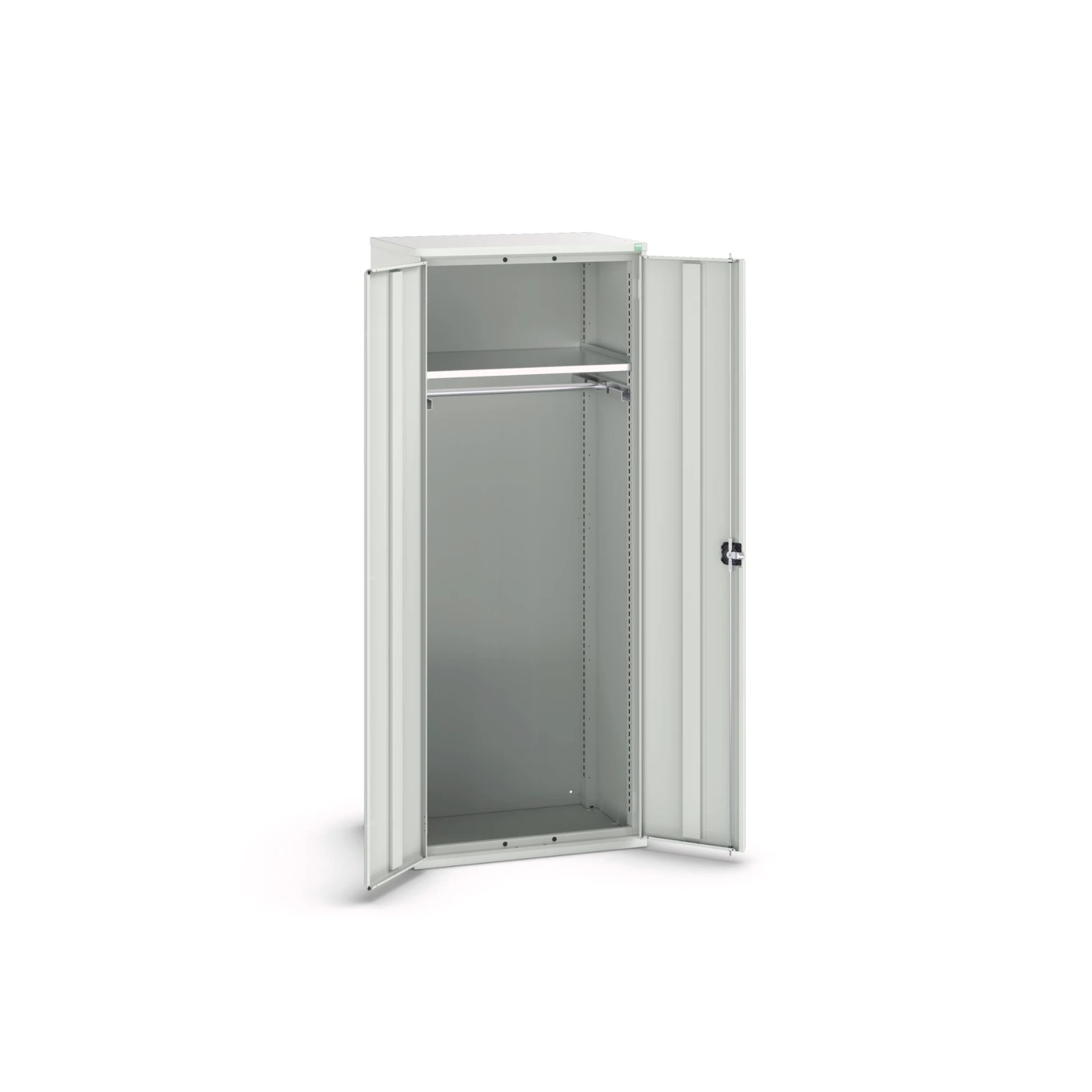 bott Verso systeemkast 800x550x2000mm 1 legbord 1 rail RAL 7035