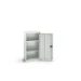 bott Verso systeemkast 525x350x1000mm 2 legborden 1 deur RAL 7035
