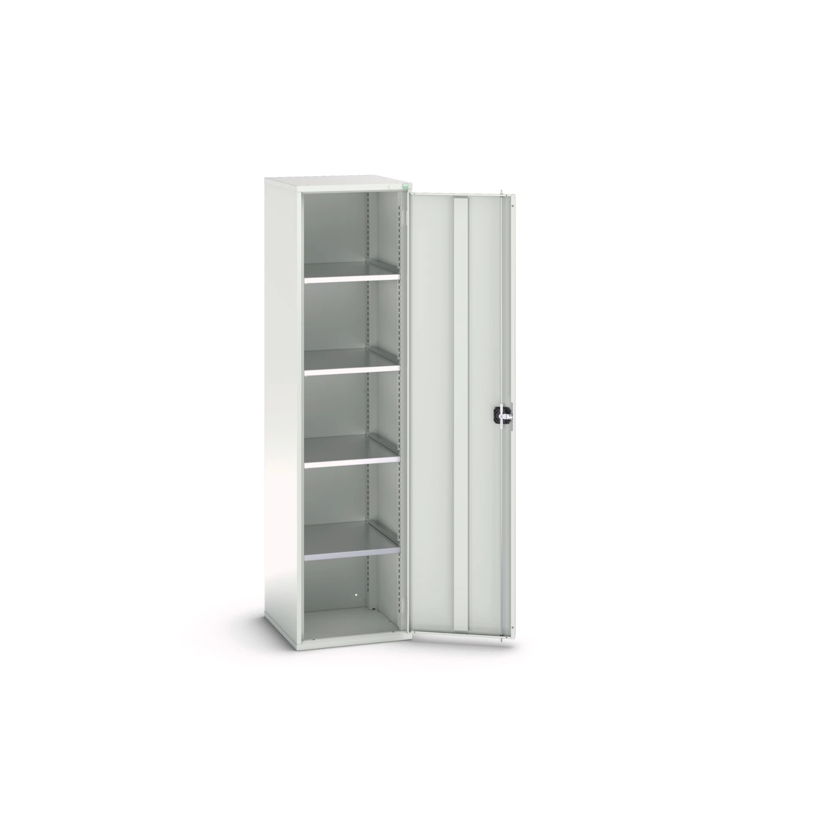 bott Verso systeemkast 525x550x2000mm 4 legborden 1 deur RAL 7035