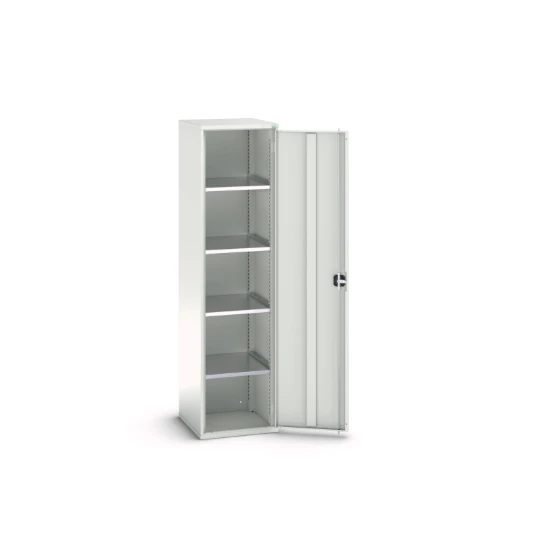 bott Verso systeemkast 525x550x2000mm 4 legborden 1 deur RAL 7035